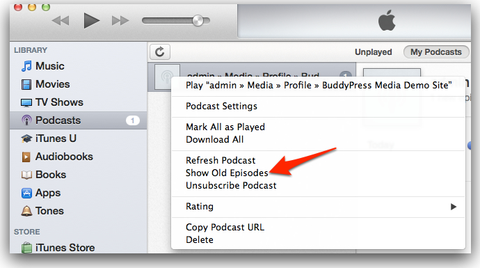 itunes-show-old-episodes