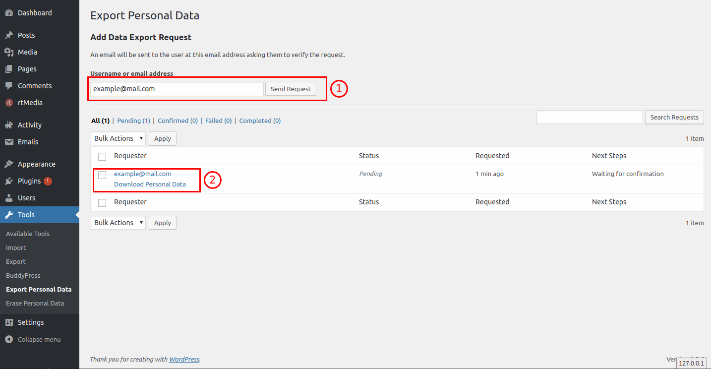 Export Data