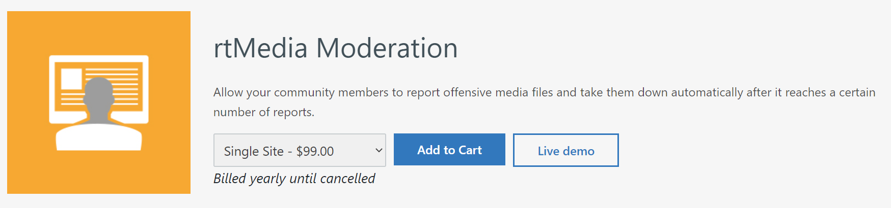 rtmedia moderation addon