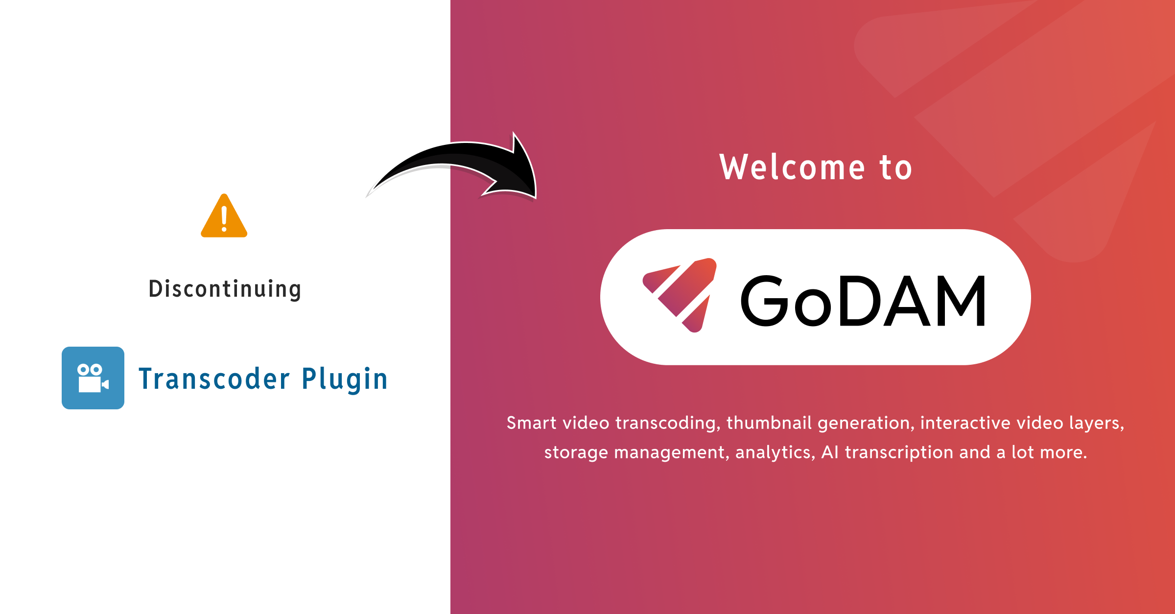 [IMPORTANT UPDATE] Transcoder is Evolving to GoDAM! - rtMedia